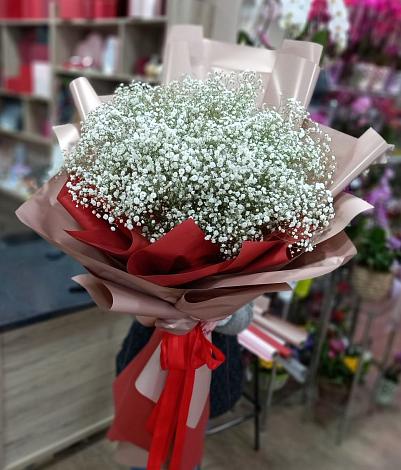 Букет цветов из: Гипсофила в Рязановский