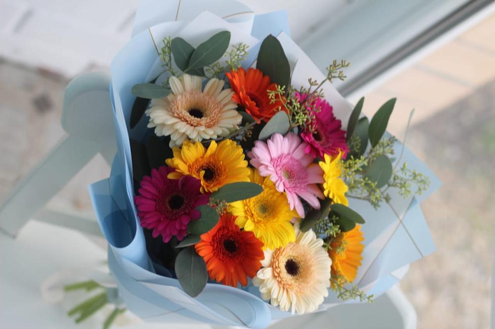 Букет цветов из: Герберы в Рязановский