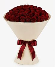 Букет 101 Бордовая роза Блэк Бакарра в Рязановский