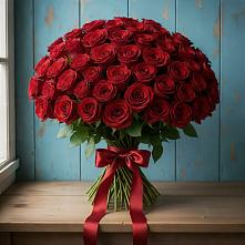 Букет Красные розы Блэк Меджик в Рязановский