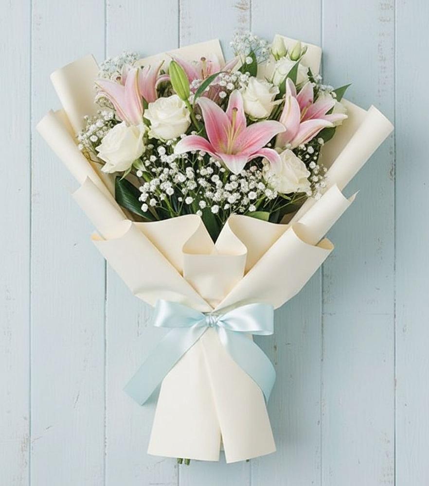Букет цветов из: Лилии в Рязановский