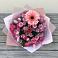 Букет цветов из: Розы, Герберы и Хризантемы в Рязановский