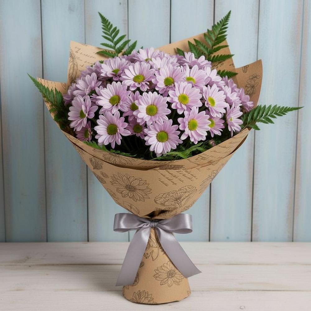 Букет цветов из: Хризантемы в Рязановский