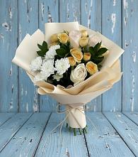 Букет цветов из:  Розы и Хризантемы в Рязановский