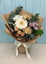 Букет цветов из:  Герберы и Хризантемы #REPLACE_PRED# Рязановский