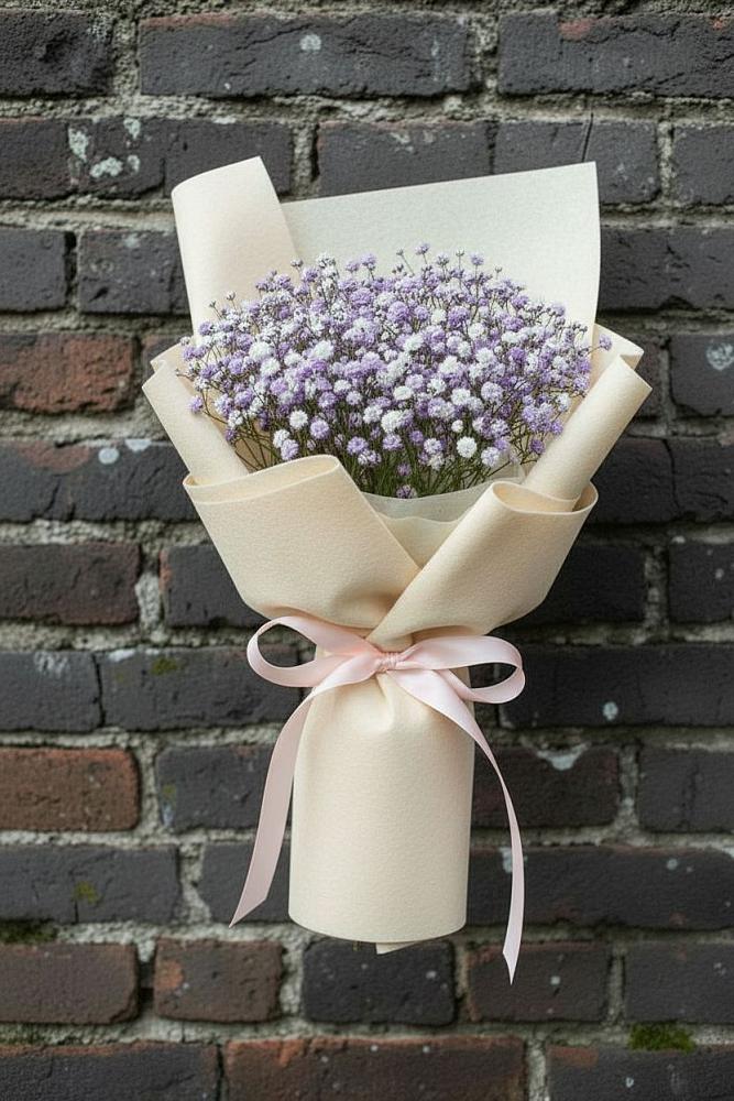 Букет цветов из: Гипсофила в Рязановский