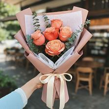 Букет цветов из:  Розы в Рязановский