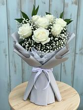 Букет цветов из:  Розы #REPLACE_PRED# Рязановский