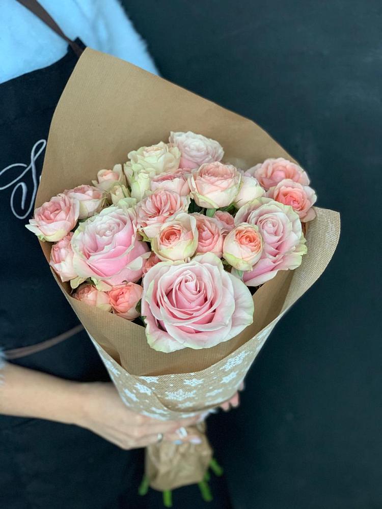 Букет цветов из: Хризантемы и Розы в Рязановский