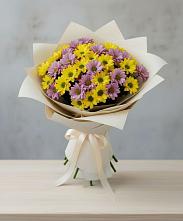 Букет цветов из:  Хризантемы #REPLACE_PRED# Рязановский