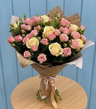 Букет цветов из:  Розы в Рязановский