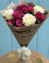 Букет цветов из:  Розы в Рязановский