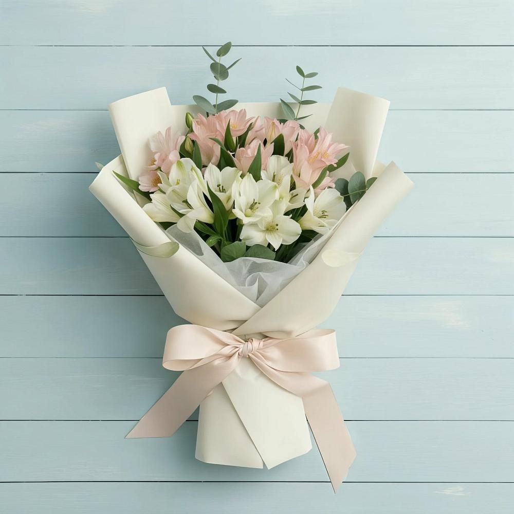 Букет цветов из: Альстромерии в Рязановский