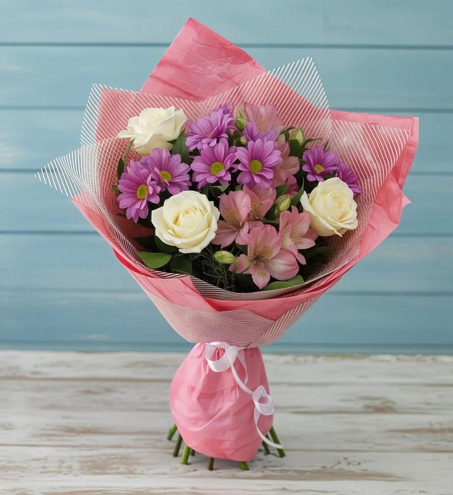 Букет цветов из: Герберы в Рязановский