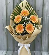 Букет цветов из:  Герберы в Рязановский