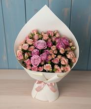 Букет цветов из:  Розы #REPLACE_PRED# Рязановский