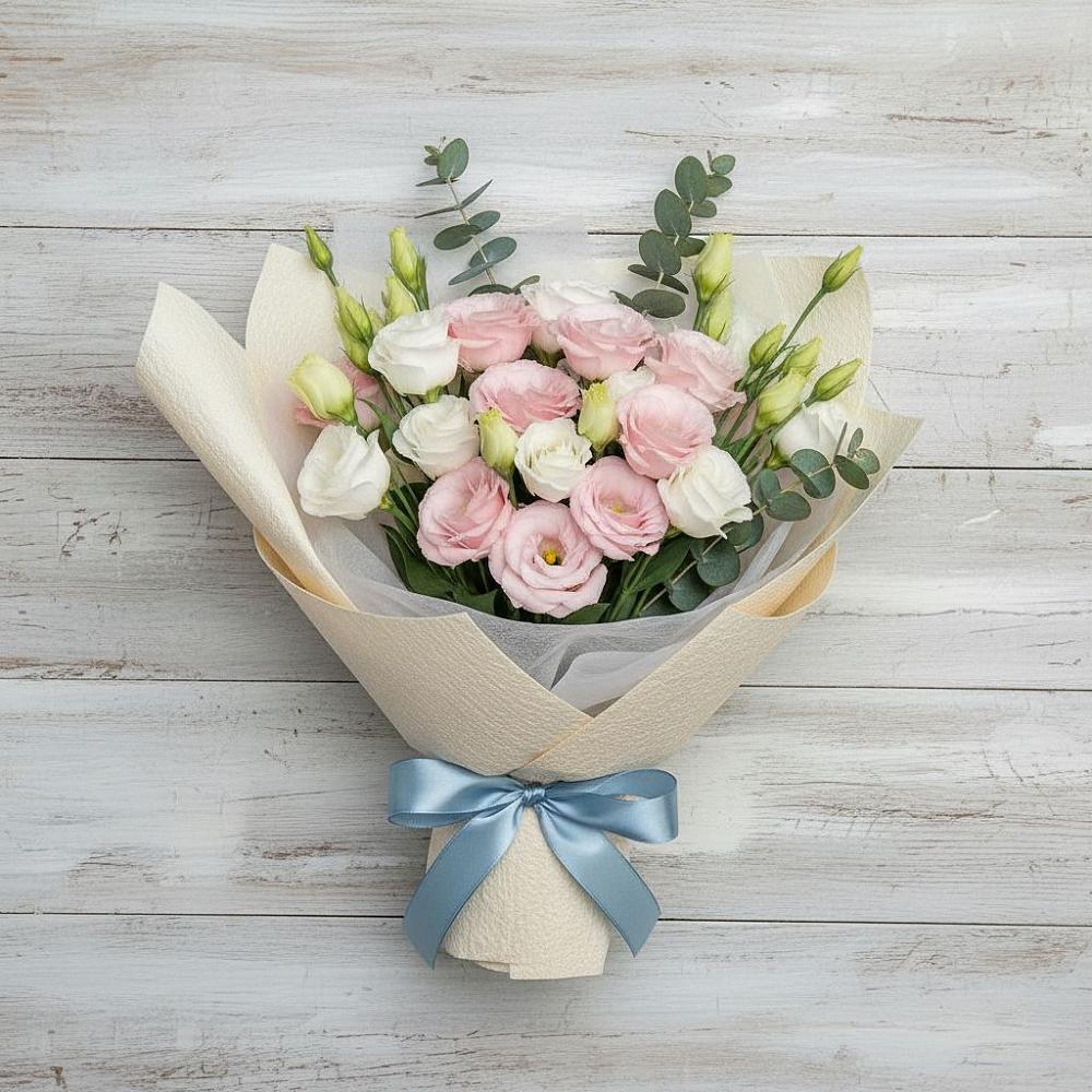 Букет цветов из: Лизиантусы в Рязановский