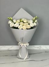 Букет цветов из:  Розы и Лизиантусы в Рязановский